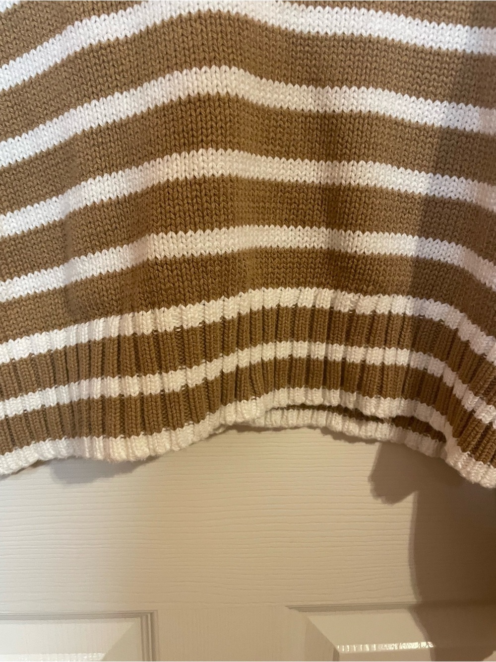 J Crew Rollneck Sweater in Stripe Size Small - Picture 6 of 9